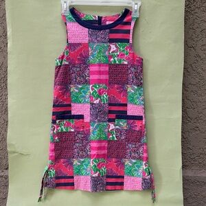 Lilly Pulitzer Pink and Green Patterned Fabric